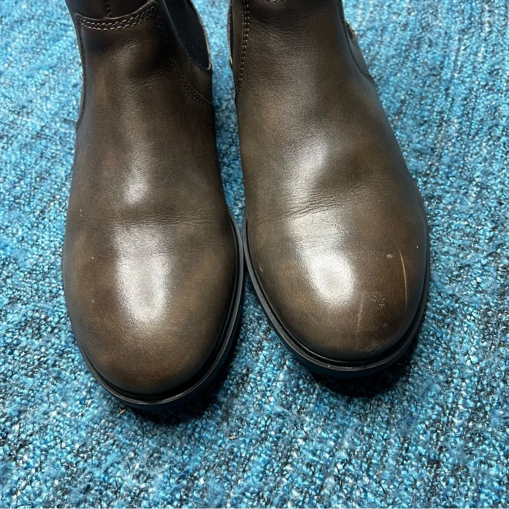 Ecco Touch 15 Chelsea Boots in Warm Grey Leather Euro 36 or US Women's 5-5.5